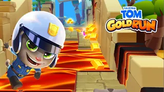 Talking Tom Gold Run | Officer Tom Android Gameplay