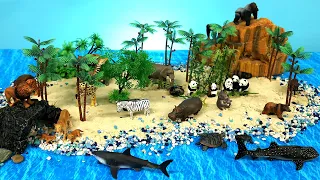 Let's Make a Fun Island Diorama and Animal Figurines