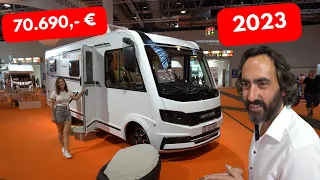 REAL 70.690,- € LINER LUXURY HOTEL FULLY INTEGRATED MOTORHOME 2023: Weinsberg CaraCompact 650 MEG