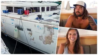 They bought a hurricane damaged boat - (Unforgettable Sailing Ep.81)