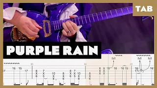 Purple Rain Prince Cover | Guitar Tab | Lesson | Tutorial
