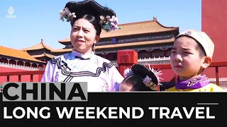 In China, hundreds of millions travel for May holidays