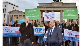 "Stop TTIP" übergibt 3.284.289 Unterschriften an EU-Parlamentspräsident