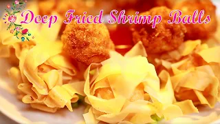 Deep Fried Shrimp Balls