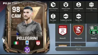 CARI PEMAIN BERBAKAT MIDFIELDER ITALIA  LORENZO PELLEGRINI PACK CENTURION #fcmobile #football #fifa