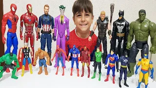 Marvel avengers süper kahramanlar oyuncak challenge. Marvel avengers super hero toy challenge