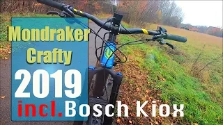 Mondraker Crafty R+ 2019 - Black/Blue // 5399€ (Bosch Kiox)