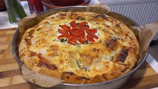 Pizza țărănească Românească ca la Bunica  acasă ❤️