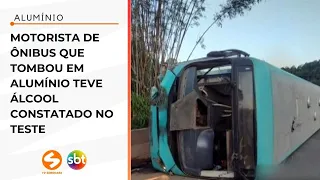 Motorista de ônibus que tombou em Alumínio teve álcool constatado no teste | TV Sorocaba SBT