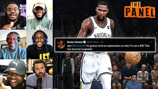 Kevin Durant Disagrees w/ 2k Rating & Shaq Was NEVER the BEST in the NBA | The Panel EP1