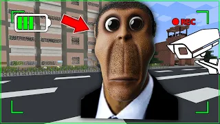 СЛЕЖУ ЗА ОБУНГОЙ ПО КАМЕРАМ В МАЙНКРАФТ !  OBUNGA NEXTBOT MINECRAFT SCP