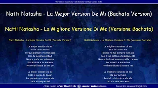 Natti Natasha - La Mejor Version De Mi (Bachata Version) con Traduzione in Italiano