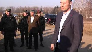 Кличко на військових навчаннях