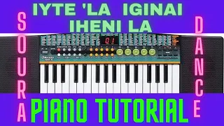 IYTE LA IGINAI IHENI LA //Soura dance//Piano 🎹 TUTORIAL VIDEO//Rockstar Piano