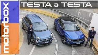 Fiat 500X Mirror VS Volkswagen T-Roc Style | Sfida tra crossover urbane