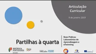 Partilha à quarta 3.ª sessão - Articulação curricular