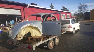 Restoration of my 1957 vw bug diamond green