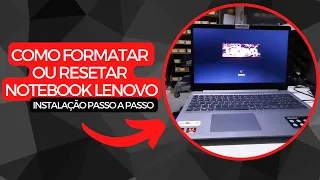 COMO FORMATAR RESETAR NOTEBOOK LENOVO