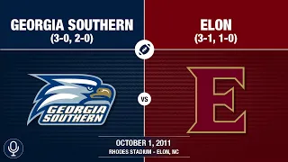 2011 Week 5 - Georgia Southern at Elon (GS Radio)