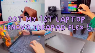 I Got My New Laptop | Unboxing~ lenovo ideapad flex 5 (8/512GB SSD) | 2in1 laptop 🎉😇💻Alhamdulillah