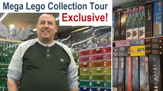 Mega Private Lego Collection Tour. Exclusive look around a Lego fans amazing collection of rare Lego