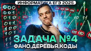 Фано, деревья и коды | ЗАДАЧА 4 | ЕГЭ по ИНФОРМАТИКЕ