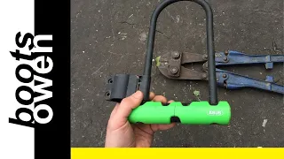 Abus 410 Bike U lock | 2 seconds and your bike is gone! | Real test versus bolt cutters! | Review.