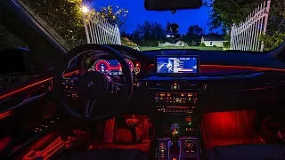 BMW X6M F86 (2015) - Night Test Drive - POV - 4K