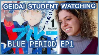 Geidai Student Reacts to Blue Period Ep.1 🎨
