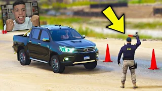 A PRF RECUPEROU UMA HILUX ROUBADA NA BLITZ IMPROVISADA! ( INSANO ) - GTA 5 : MOD POLICIA