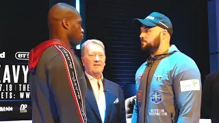 Daniel Dubois vs Nathan Gorman FACEOFF | Heavy Duty Frank Warren Boxing