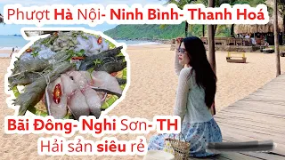 Phượt xe máy Hà Nội- Thanh Hóa / Review Bãi Đông - Thanh Hóa 2N1Đ đẹp hết nước chấm