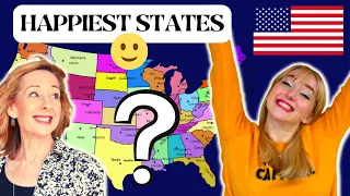 The Happiest States In America - Ranked Lowest to Highest