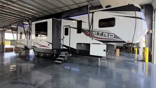 NEW 2023 XLR Nitro 35DK5 Toy Hauler Fifth Wheel by Forestriver @ Couchs RV Nation a RV Review Tour