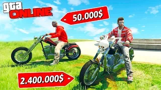 МАЖОР ПРОТИВ БОМЖА! ЧЕЙ БАЙК ОКАЖЕТСЯ КРУЧЕ? (ОРЕЛ и РЕШКА в GTA 5)