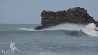 A January Weekend, Surfing in Cornwall 2016 - Newquay North Coast Surf Bodyboard