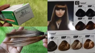 Bremod Light Ash Blond foil highlights || Bremod Ash Green hair Colour