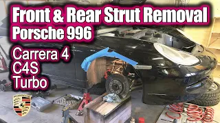 Porsche 996 Carrera 4 - Front & Rear Strut Removal