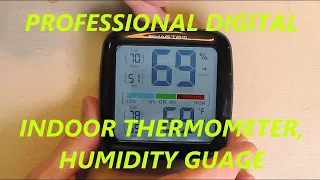 BEST THERMOMETER - SMARTRO SC42 Professional Digital Hygrometer Indoor Humidity Gauge REVIEW