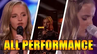 Evie Clair America's Got Talent 2017 ALL Performances｜GTF