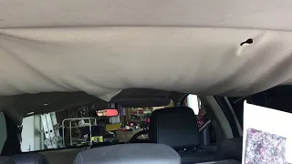 How to remove headliner in a Renault Megane