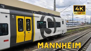 Trains in Mannheim 🇩🇪 Germany | Züge in Mannheim, Deutschland | S-Bahn | RE | ICE | IC | RB