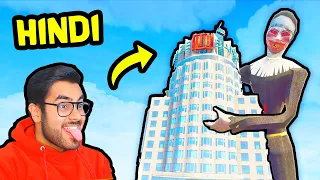 EVIL NUN in GTA 5 Ft. Granny 🤣 | [Funny/Hindi] | Hitesh KS