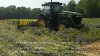 Planting Green into Vetch-Rye Cover Crop for Organic Corn