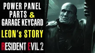 Find Power Panel Parts & Obtain Parking Garage Key Card | Leon's Story | Resident Evil 2