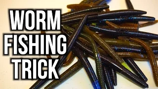 TRICK to Catch MORE Bass on Plastic Worms - Bass Fishing Tips