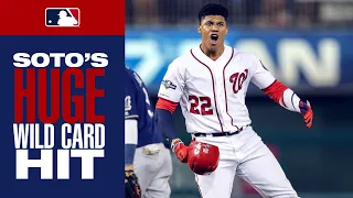 Juan Soto puts Nationals ahead with HUGE single that clears the bases | NL Wild Card
