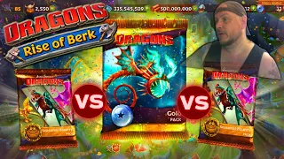 GOLD ODIN PACK VS SEASONAL PACK!!!!! | Dragons: Rise Of Berk #213