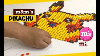 PIKACHU of m&m´s! PIXELART or m&m´s-art - Basic Colors!