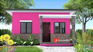 SMALL HOUSE DESIGN | 6 X 6.5 Meters (20 x 21 ft) | 2 Bedroom House idea
